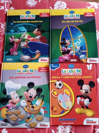 Lote libros La casa de Mickey Mouse 