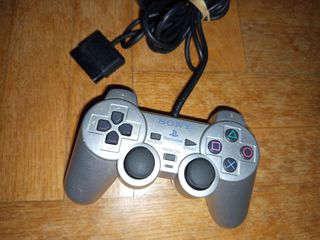Mando PS2 DualShock 2 Plata Averiado