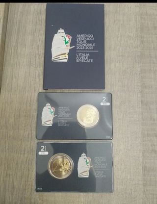 Moneda de 2€ Italia 2025 FdC - Amerigo Vespucci 