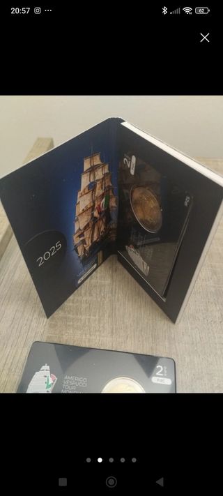 Moneda de 2€ Italia 2025 FdC - Amerigo Vespucci 