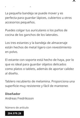 Mesa abatible pared Ikea blanca