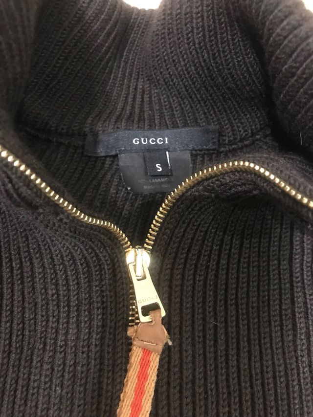 Jersey Gucci d lana con cremallera