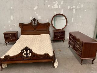 Dormitorio Matrimonial 135cm Madera