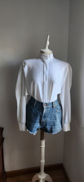 Blusa Vintage Blanca