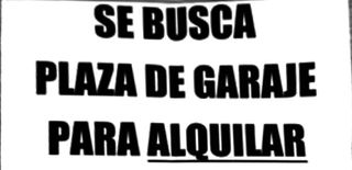 Plaza de garaje para alquilar