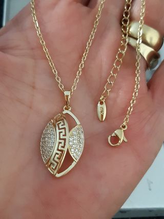 Collar baño de oro XP