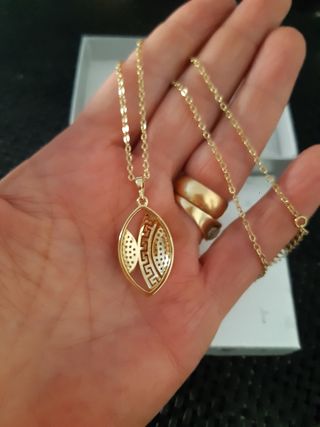 Collar baño de oro XP