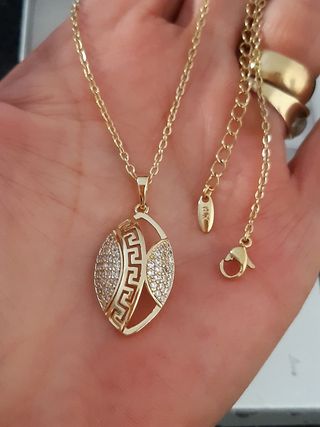 Collar baño de oro XP