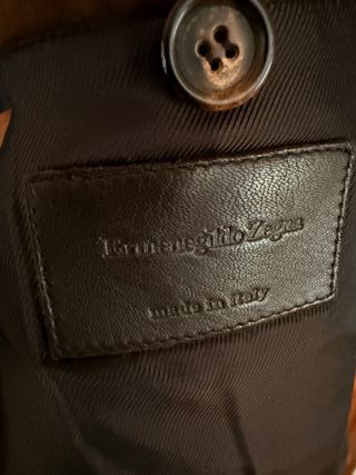 Giacca in pelle da uomo Ermenegildo Zegna