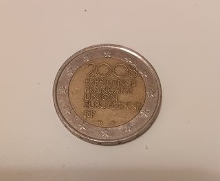 Moneda 2 euros Francia UE 2008