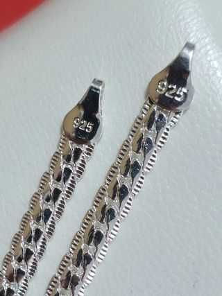 Collar y Pulsera de Plata 925 de 60/65 cm