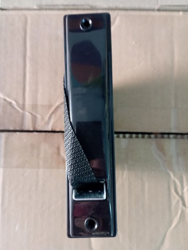 Recogedor negro con cinta 20 mm