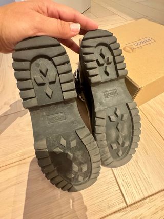 Botines de piel niña T.36