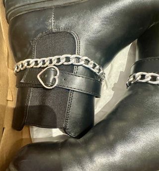 Botines de piel niña T.36