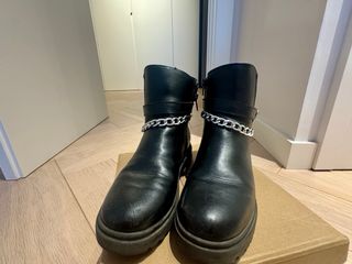 Botines de piel niña T.36