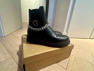 Botines de piel niña T.36