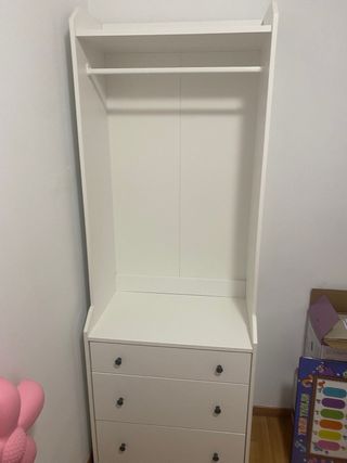 Armario vestidor IKEA blanco