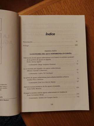 La economía del agua subterránea y su gestión c...