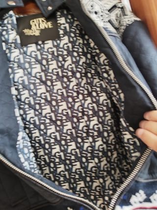 Cazadora Guts & Love Azul Talla M Nueva