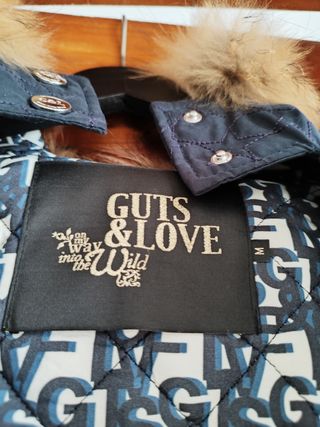 Cazadora Guts & Love Azul Talla M Nueva