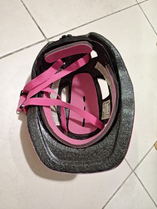 Caschetto bici bimba rosa