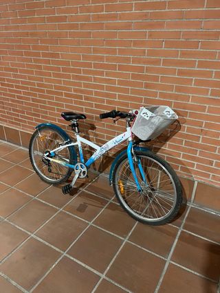 Bicicleta juvenil azul BITWIN