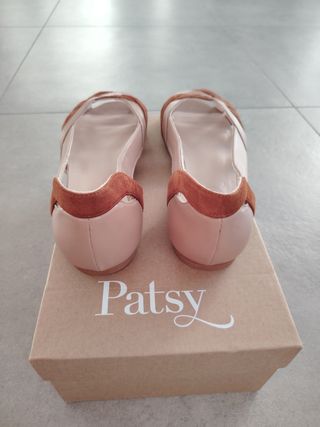 Zapatos Patsy T.39 Beige y Marrón