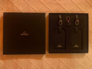 Omega Porta Etichette Bagaglio con Lucchetto