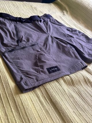 Pantalón corto con bolsillos y cinturón Decathlon