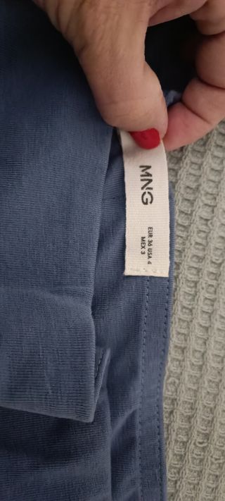 2Vaqueros premamá flare crop Mango t36