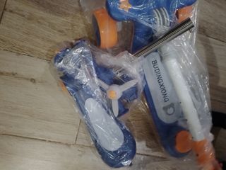Patinete infantil azul y naranja