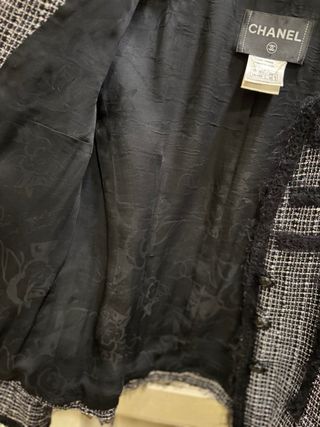 Chaqueta Chanel Tweed Negra