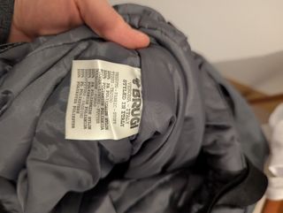Pantalón de esquí gris con tirantes