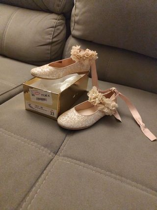 Zapatos de comunión niña talla 33