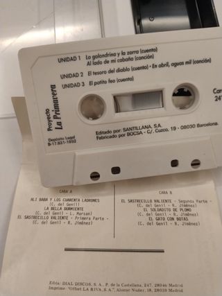 Cinta Cassette Cuentos Infantiles Vol. 39