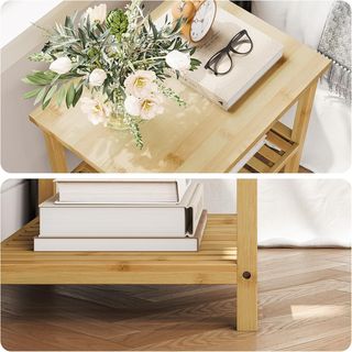 Estantería de bambú 4 baldas