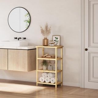 Estantería de bambú 4 baldas