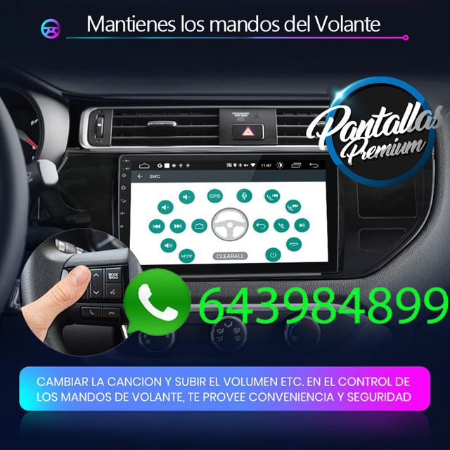Radio Pantalla CARPLAY GPS USB para Kia Rio 4