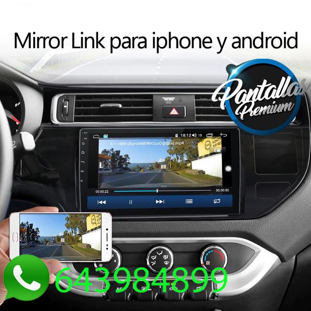 Radio Pantalla CARPLAY GPS USB para Kia Rio 4
