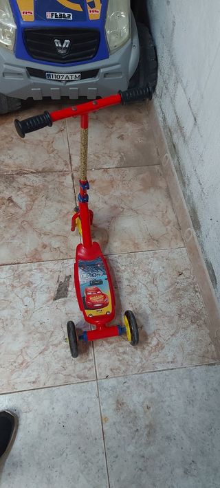 Patinete infantil 3 ruedas Cars