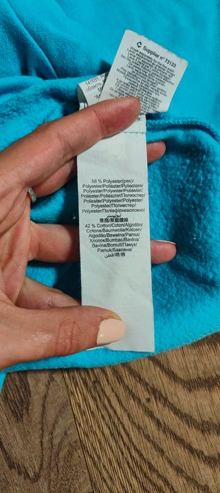 Felpa azzurra senza cappuccio bambino Domyos