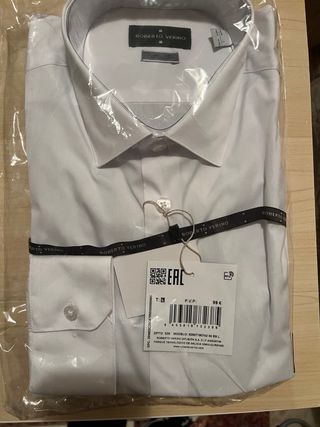 Camisa Roberto Verino Blanca Talla L