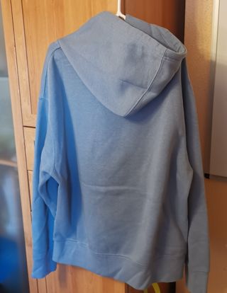 Sudadera con capucha gris juvenil talla M