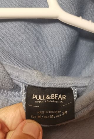 Sudadera con capucha gris juvenil talla M