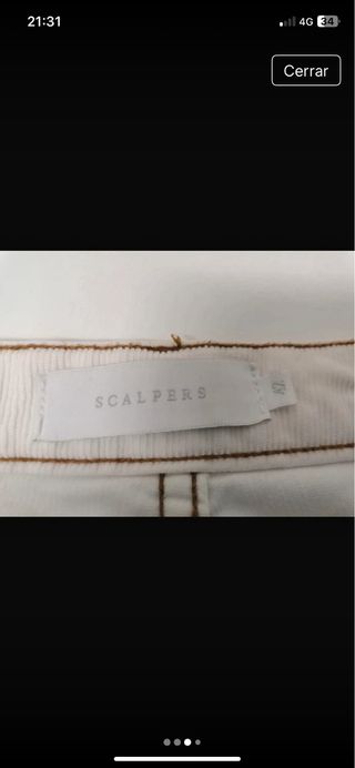 Pantalón scalpers