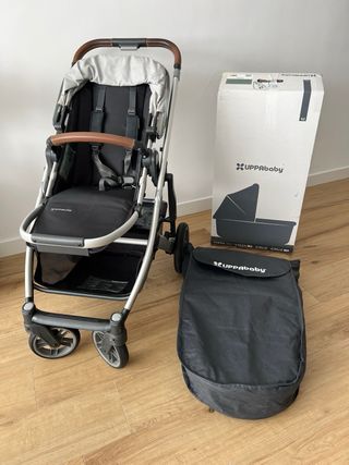 Carrito Uppababy Cruz V2 con capazo y silla
