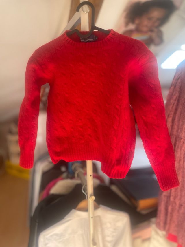 Jersey Lana Ralph Lauren Rojo