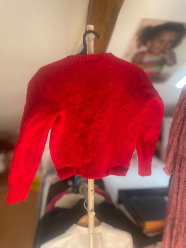 Jersey Lana Ralph Lauren Rojo