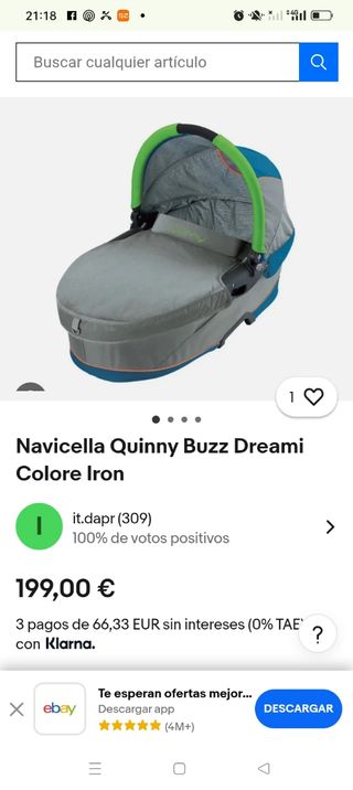 Capazo Quinny Dreami Buzz