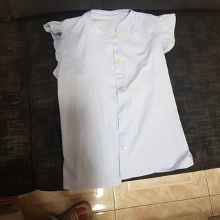 Camisa Verano Niña Azul